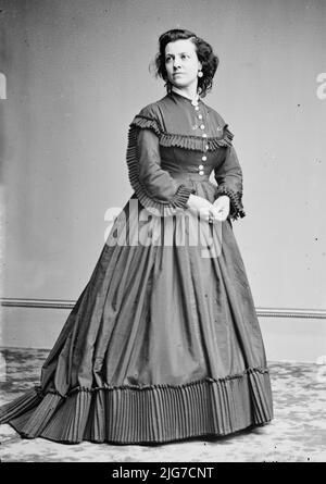 Pauline Cushman, tra il 1855 e il 1865. [Attrice, spia per l'esercito dell'Unione durante la guerra civile americana]. Foto Stock