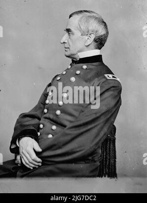 Gen. Robert Anderson, U.S.A., tra il 1855 e il 1865. [Comandante dell'Unione nella prima battaglia della guerra civile americana a Fort Sumter]. Foto Stock
