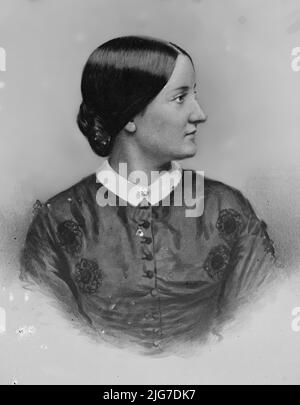 Carlotta Patti, tra il 1855 e il 1865. [Donna sconosciuta - non un ritratto della cantante lirica italiana Carlotta Patti]. Foto Stock
