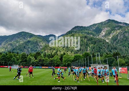 Saalfelden, Austria. 08 luglio 2022, Saalfelden - veduta generale durante il Feyenoord di Trainingkamp il 8 luglio 2022 a Saalfelden, Austria. (Da Box a Box Pictures/Tom Bode) Foto Stock