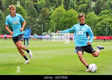 Saalfelden, Austria. 08 luglio 2022, Saalfelden - Mike Kleijn di Feyenoord durante il Trainingkamp Feyenoord il 8 luglio 2022 a Saalfelden, Austria. (Da Box a Box Pictures/Tom Bode) Foto Stock