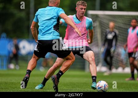 Saalfelden, Austria. 08 luglio 2022, Saalfelden - Patrik Walemark di Feyenoord durante il Trainingkamp Feyenoord il 8 luglio 2022 a Saalfelden, Austria. (Da Box a Box Pictures/Tom Bode) Foto Stock