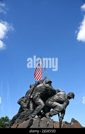 United States Marine Corps War Memorial a Washington D.C. Foto Stock
