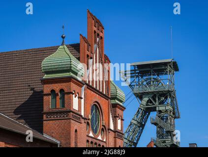 Museo industriale LWL Zeche Zollern, Dortmund, Renania settentrionale-Vestfalia, Germania Foto Stock