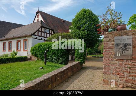 Museo dei fratelli Grimm, ex residenza ufficiale, Steinau an der Straße, Main-Kinzig-Kreis, Assia, Germania Foto Stock