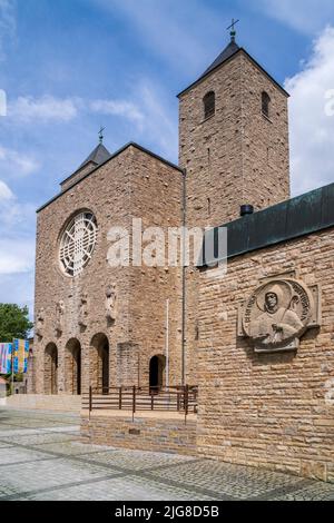 Abbazia di Münsterschwarzach nei pressi di Schwarzach am Main nella bassa Franconia Foto Stock