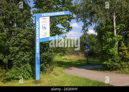 Himmelmannpark, Froendenberg, Renania settentrionale-Vestfalia, Germania Foto Stock