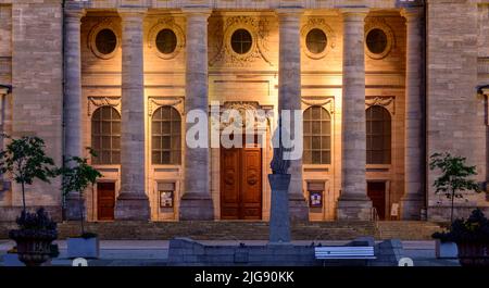 Germania, Baden-Württemberg, Foresta Nera, San Blasien, portale della cattedrale. Foto Stock