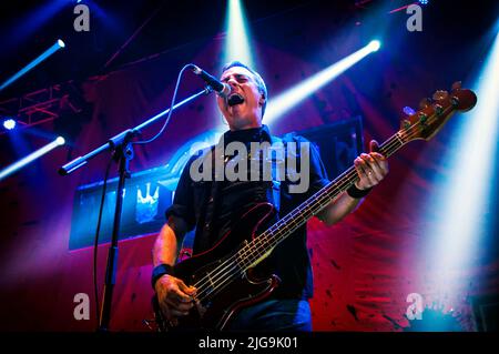 Attaque 77 - la band punk rock in uno spettacolo dal vivo in Argentina Foto Stock