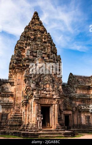 Prasat Hin Khao Phanom Rung, tempio Khmer, Buri RAM, Buriram, Isan (Isaan), Thailandia, Sud-est asiatico, Asia Foto Stock