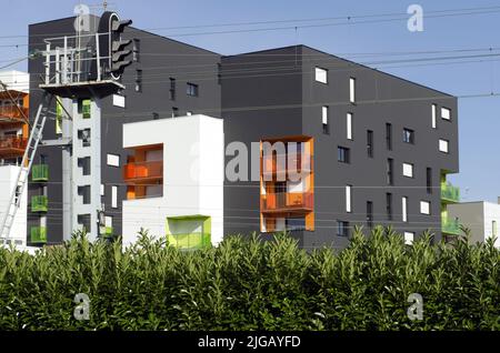 architettura contemporanea a nantes, francia Foto Stock