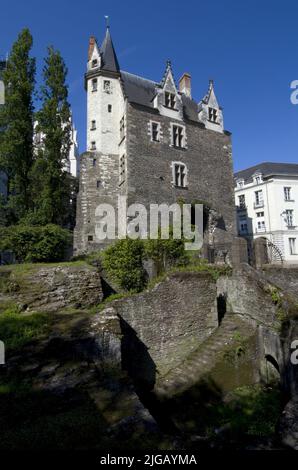 Edificio a Nantes, architettura classica, porta saint-pierre, porte saint-pierre Foto Stock