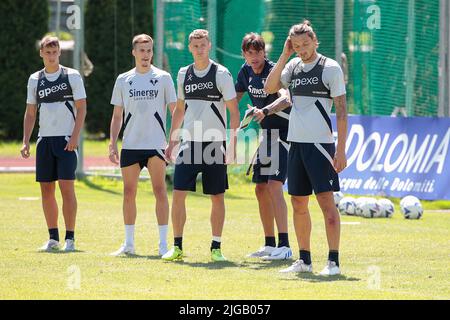 Primiero, Italia. 09th luglio 2022. Durante il ritiro pre-campionato estivo di Hellas Verona, Primiero, Veneto, Italia, 9 lug 2022 (Photo by AllShotLive/Sipa USA) Credit: Sipa USA/Alamy Live News Foto Stock