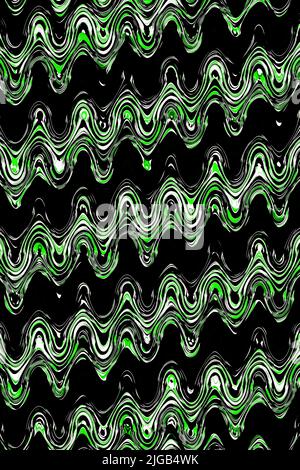 Design a bolle d'arte digitale astratto e contemporaneo Foto Stock