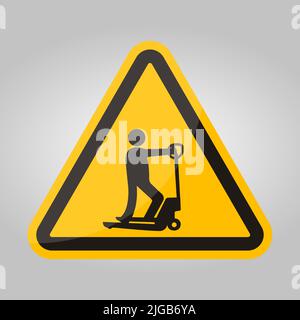 Non giocare con gli scooter Illustrazione Vettoriale