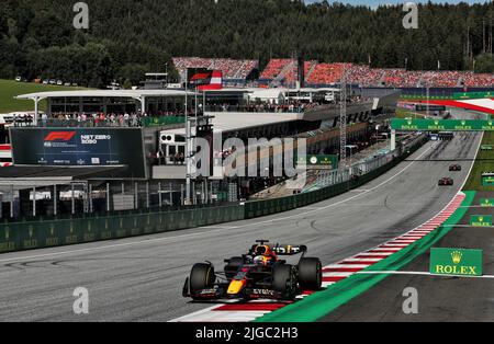 Max Verstappen (NLD) Red Bull Racing RB18. Gran Premio d'Austria, sabato 9th luglio 2022. Spielberg, Austria. Foto Stock