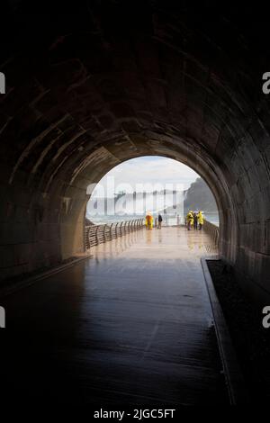 Niagara Parks Power Station. Il Tunnel è una nuova attrazione turistica presso la stazione elettrica di Niagara Parks a Niagara Falls, Ontario, Canada Foto Stock