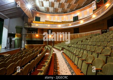 Teatro immagine balcone vista letto parterre faretto Foto Stock