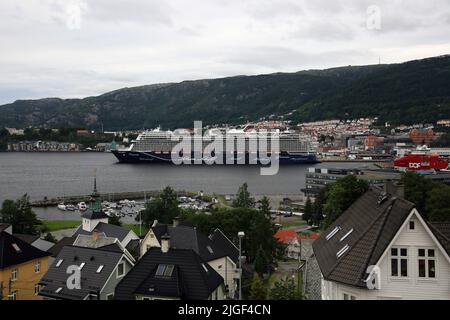 'Mein Schiff 1' in visita a Bergen, Norvegia Foto Stock