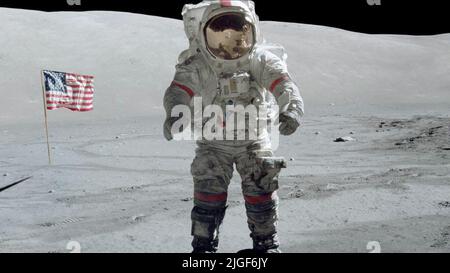 EUGENE CERNAN, ULTIMO UOMO SULLA LUNA, 2014 Foto Stock