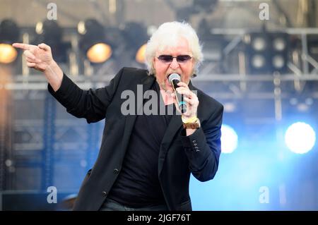 Vienna, Austria. Giugno 23, 2012. Reinhold Bilgeri al Festival dell'Isola del Danubio Foto Stock