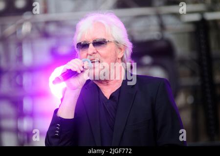 Vienna, Austria. Giugno 23, 2012. Reinhold Bilgeri al Festival dell'Isola del Danubio Foto Stock