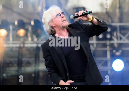 Vienna, Austria. Giugno 23, 2012. Reinhold Bilgeri al Festival dell'Isola del Danubio Foto Stock