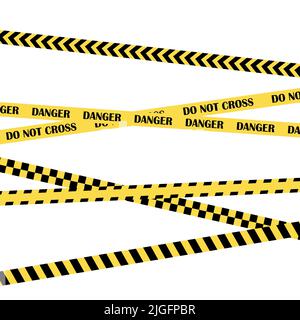 Vettore di linea di polizia isolato su sfondo bianco Illustrazione Vettoriale