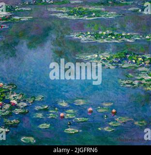 Gigli d'acqua. Claude Monet. 1906. Foto Stock