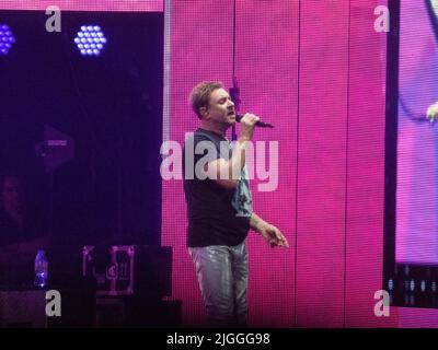 Londra Inghilterra UK 10th luglio 2022 Duran Duran Headline British Summer Time Music Festival Credit: Glamourstock/Alamy Live News Foto Stock