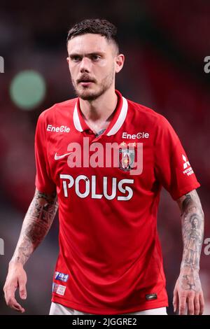 Saitama, Giappone. 10th luglio 2022. David Moberg (Reds) Calcio : 2022 J1 incontro di Lega tra Urawa Red Diamonds 3-0 FC Tokyo al Saitama Stadium 2002 a Saitama, Giappone . Credit: AFLO SPORT/Alamy Live News Foto Stock