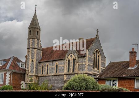 Edificio storico del Sarum College a Salisbury, Inghilterra Foto Stock