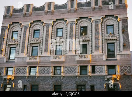 Four Park Avenue era originariamente il Vanderbilt Hotel a Murray Hill, NYC, USA 2022 Foto Stock