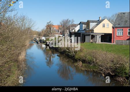 Ribe, comune di Esbjerg, Regione della Danimarca meridionale, Danimarca Foto Stock