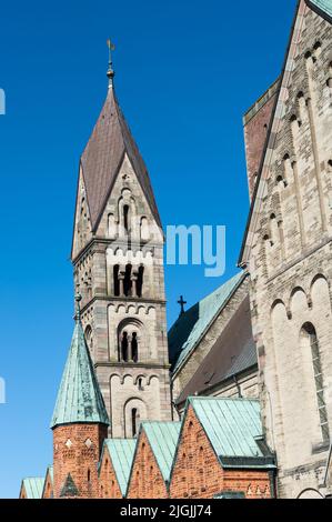 Cattedrale di Ribe, comune di Esbjerg, Regione della Danimarca meridionale, Danimarca Foto Stock