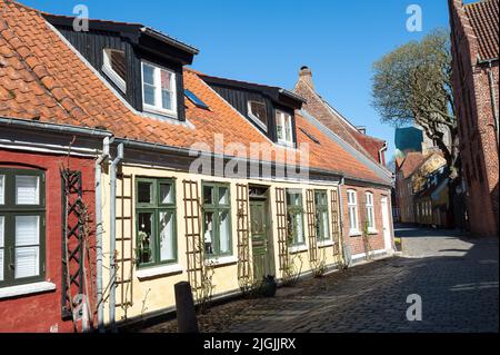 Ribe, comune di Esbjerg, Regione della Danimarca meridionale, Danimarca Foto Stock