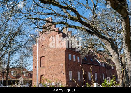 Ribe, comune di Esbjerg, Regione della Danimarca meridionale, Danimarca Foto Stock