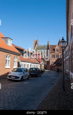 Ribe, comune di Esbjerg, Regione della Danimarca meridionale, Danimarca Foto Stock