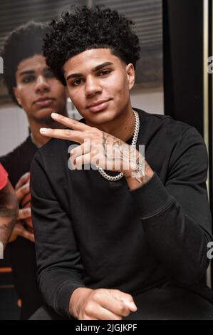 Killian Hayes NBA Player presso Airness di Parigi Foto Stock