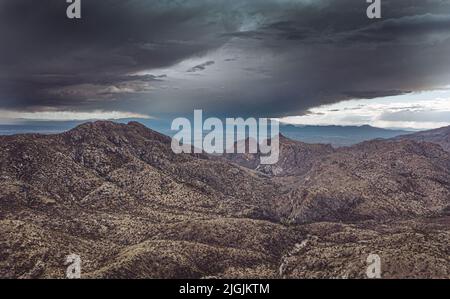 Mt Lemmon Highway, Tucson Arizona. Foto Stock