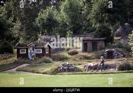 Fattoria dei fiori, Eringsboda. Foto Stock