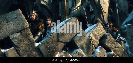 RICHARD ARMITAGE, AIDAN TURNER, Lo Hobbit: la Battaglia dei cinque eserciti, 2014 Foto Stock