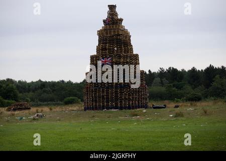 Shore Crescent Bonfire, 11th luglio 2022 Foto Stock