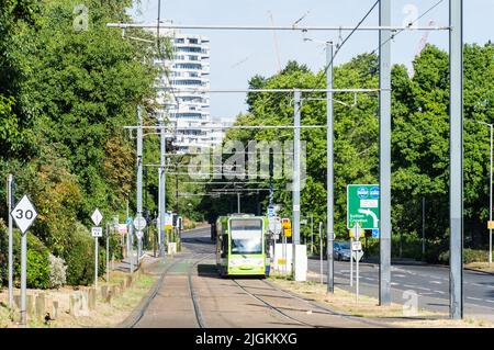 South London Tram Network Foto Stock