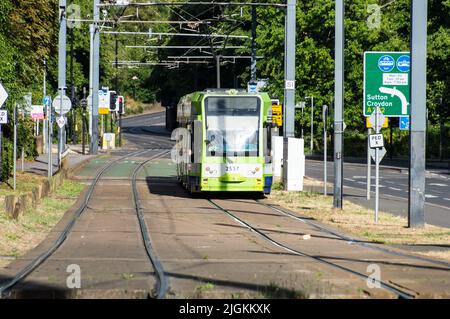 South London Tram Network Foto Stock