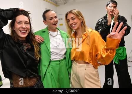 Pauline Ducruet - Backstage du défilé Alter Femme Automne/Hiver 2022/2023 lors de la Fashion Week de Paris, France, le 1er Mars 2022 Foto Stock