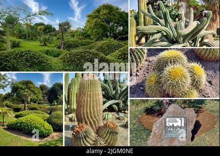 El Parque de la Paloma è uno dei più belli della Costa del Sol. Situato a Benalmádena, con laghetto artificiale, sentieri escursionistici, parchi giochi Foto Stock