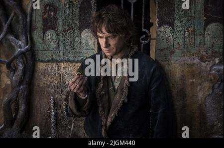 MARTIN FREEMAN, THE HOBBIT: LA BATTAGLIA DEI CINQUE ESERCITI, 2014 Foto Stock