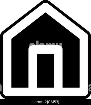 icona home . Illustrazione Vettoriale