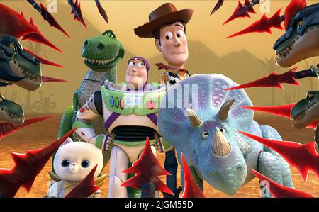 REX,LIGHTYEAR,WOODY,TRIXIE, TOY STORY THAT TIME FORGOT, 2014 Foto Stock